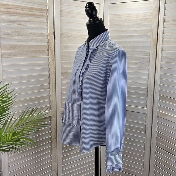 Le Sarte Pettegole Stripe Shirt Blouse 44 / 8 - Picture 9 of 13